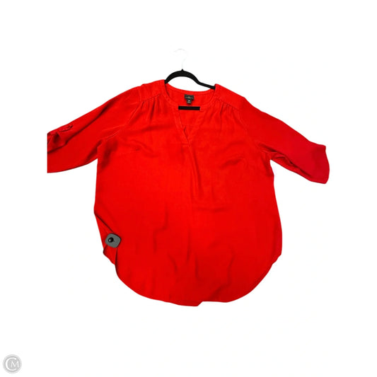 Top 3/4 Sleeve By Worthington In Red, Size: 1x