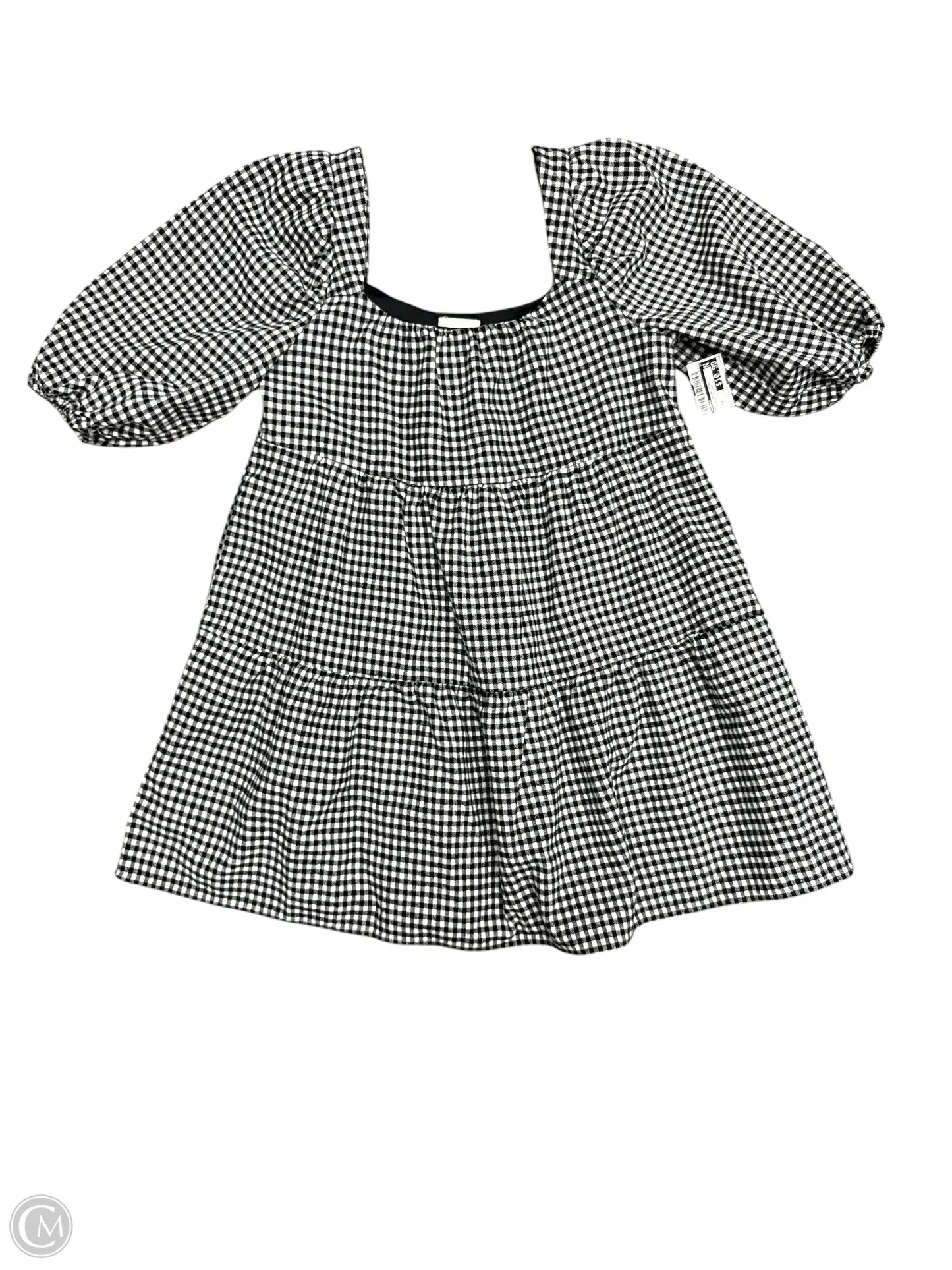 Dress Casual Midi By Harper In Checkered Pattern, Size: S