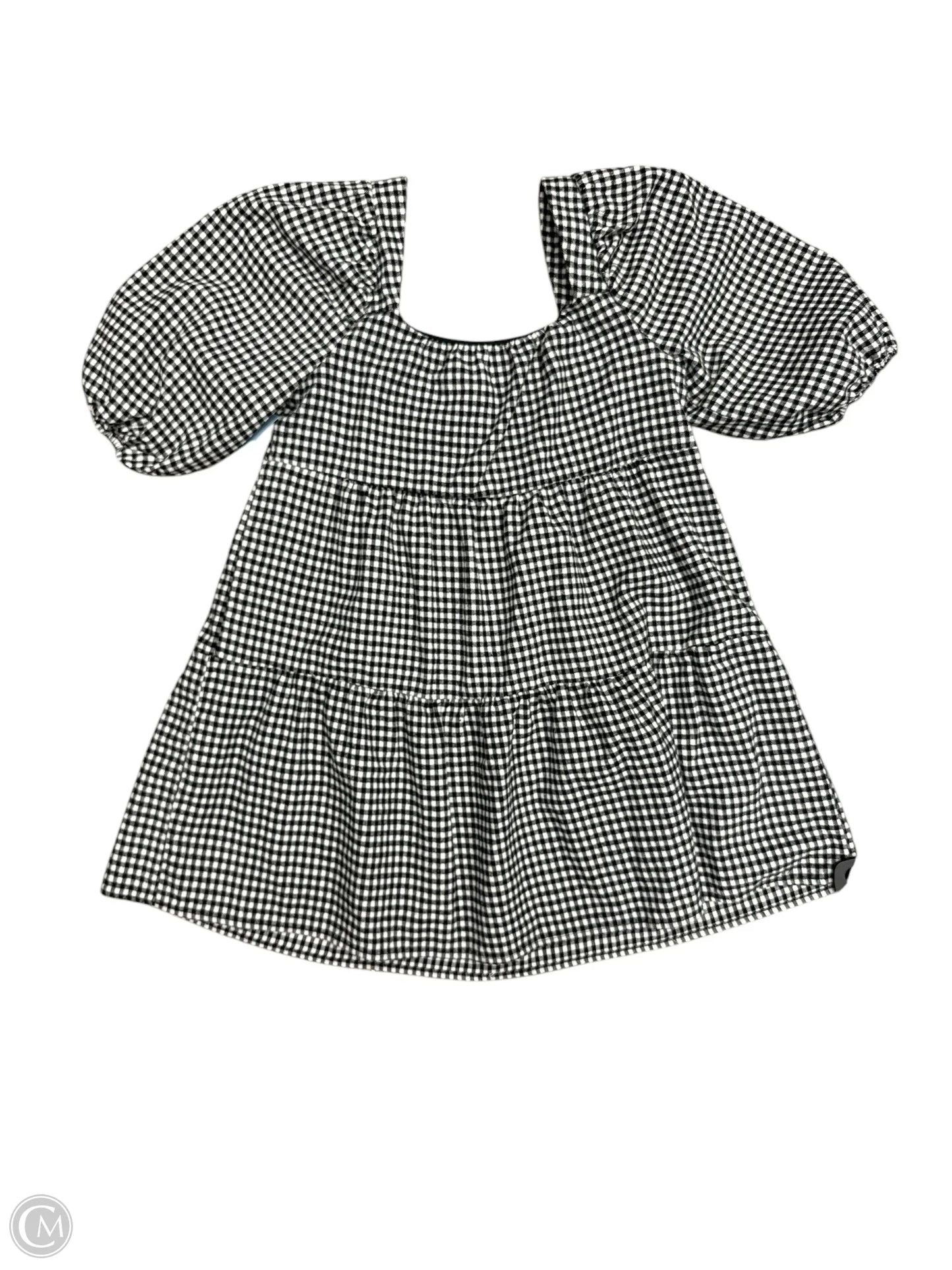 Dress Casual Midi By Harper In Checkered Pattern, Size: S