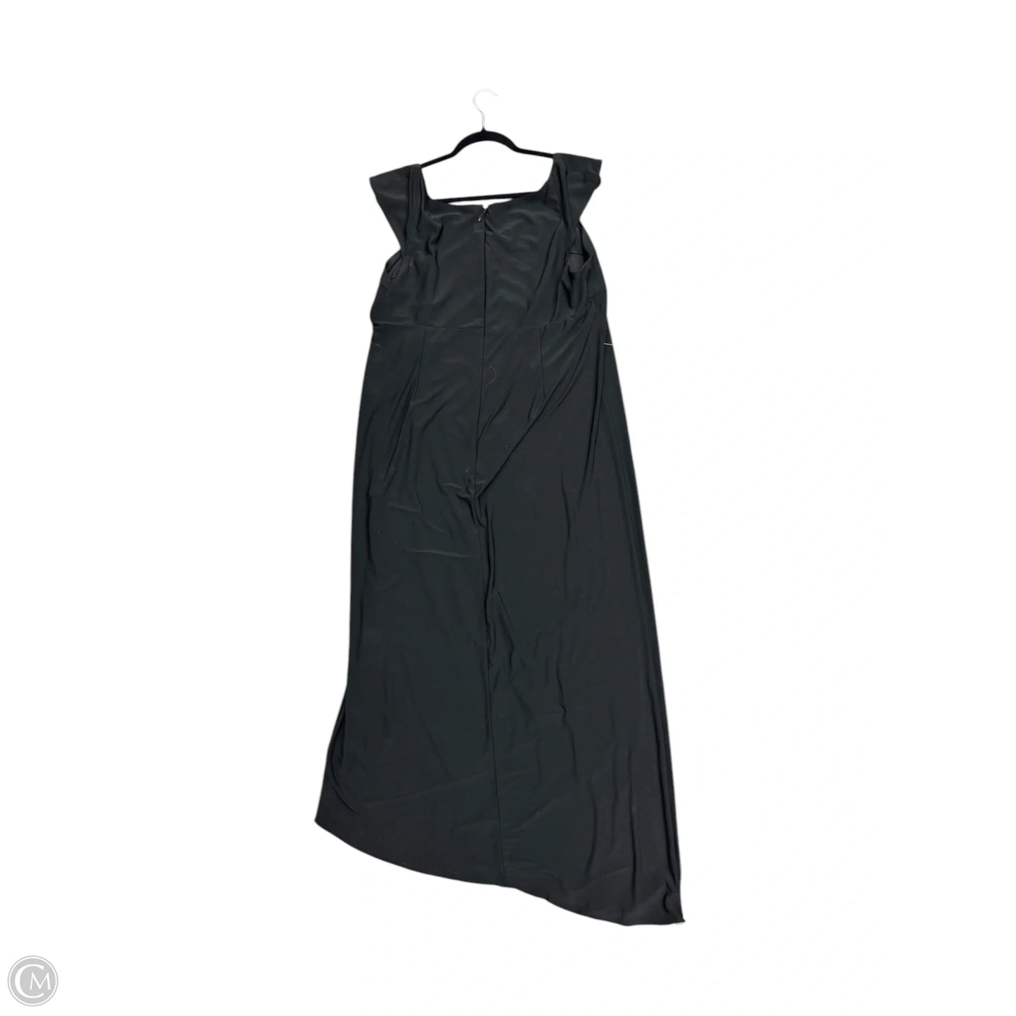 Dress Party Midi By Clothes Mentor In Black, Size: 16
