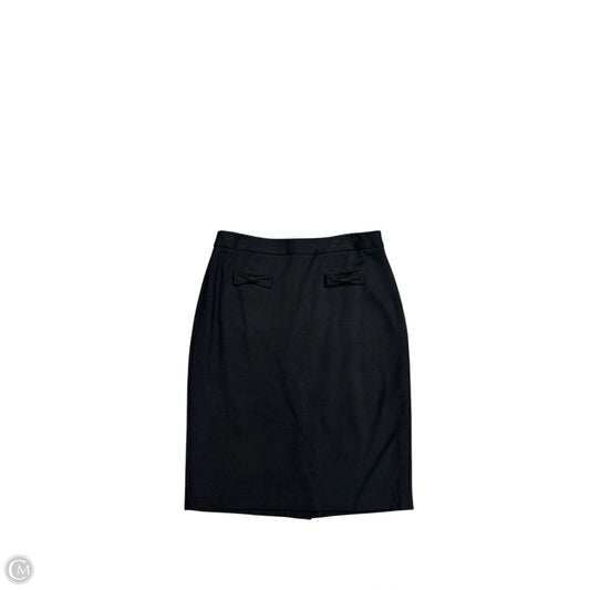 Skirt Midi By Talbots In Black, Size: 4