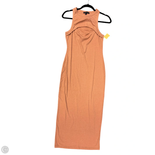 Dress Casual Maxi By Clothes Mentor In Brown, Size: 0