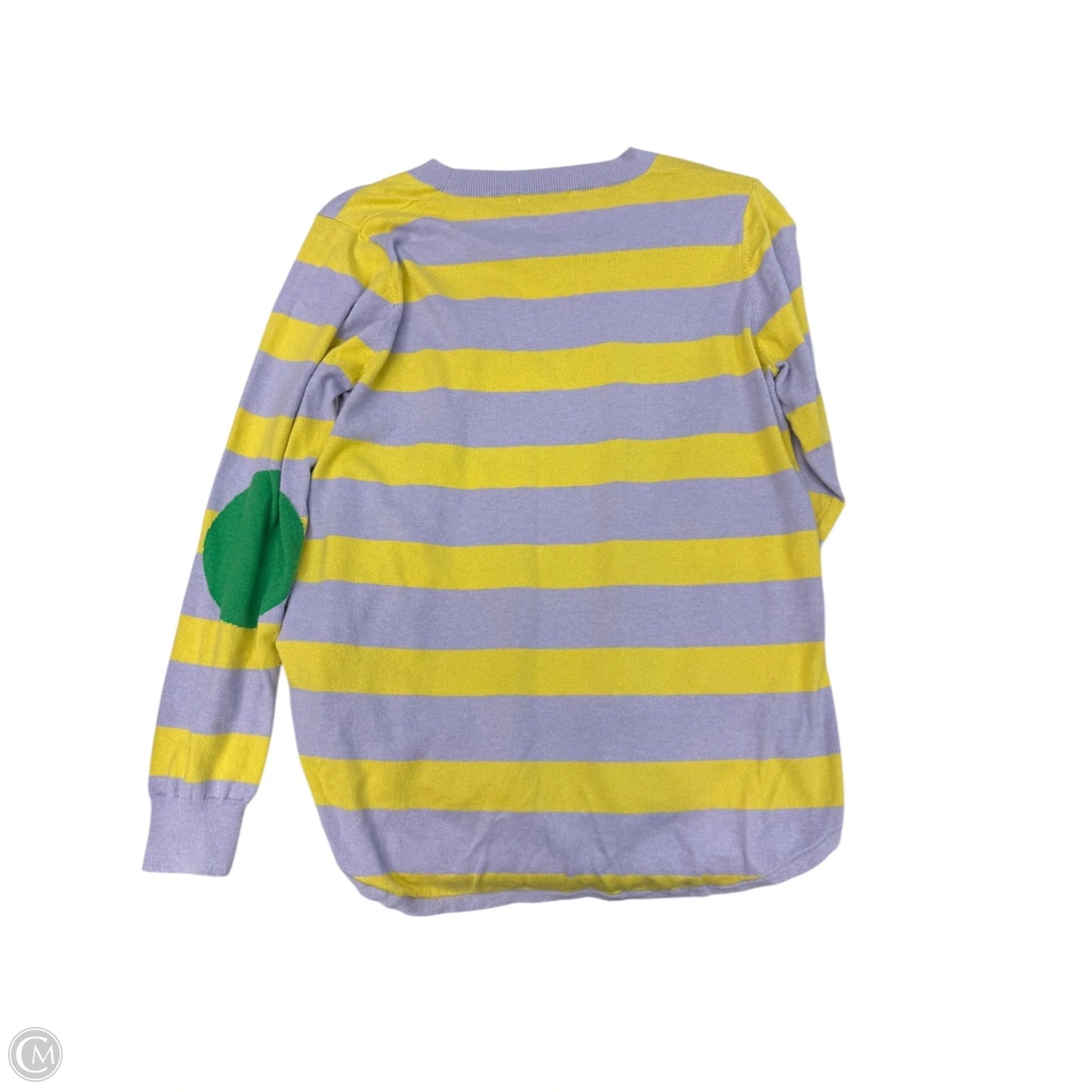 Top Long Sleeve By Clothes Mentor In Purple & Yellow, Size: L