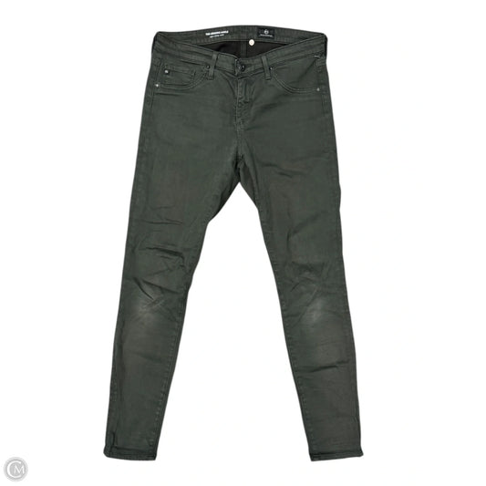 Jeans Skinny By Ag Jeans In Green, Size: 0