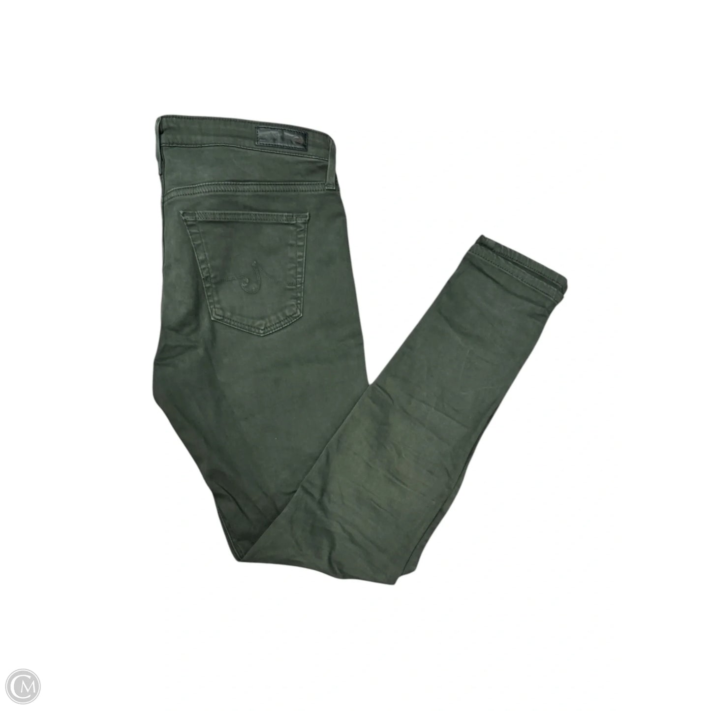 Jeans Skinny By Ag Jeans In Green, Size: 0