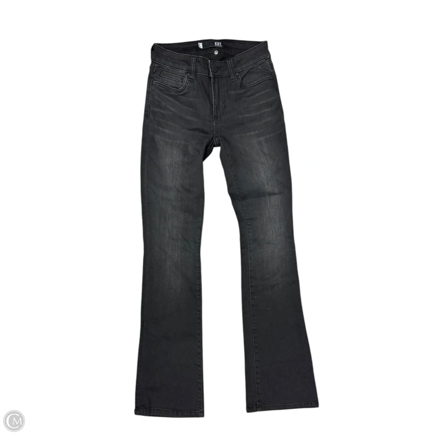 Jeans Skinny By Kut In Black, Size: 0