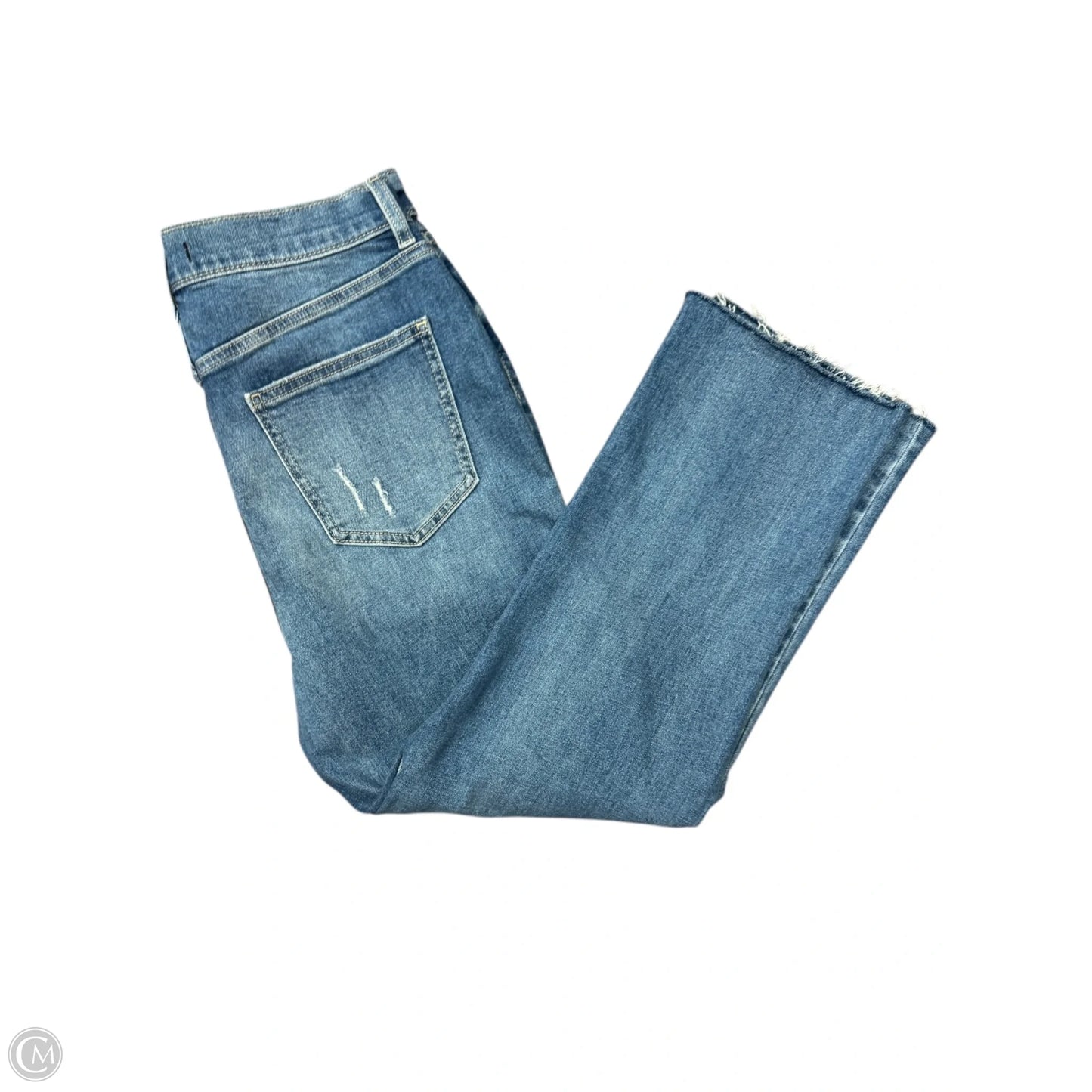 Jeans Cropped By Clothes Mentor In Blue Denim, Size: 6
