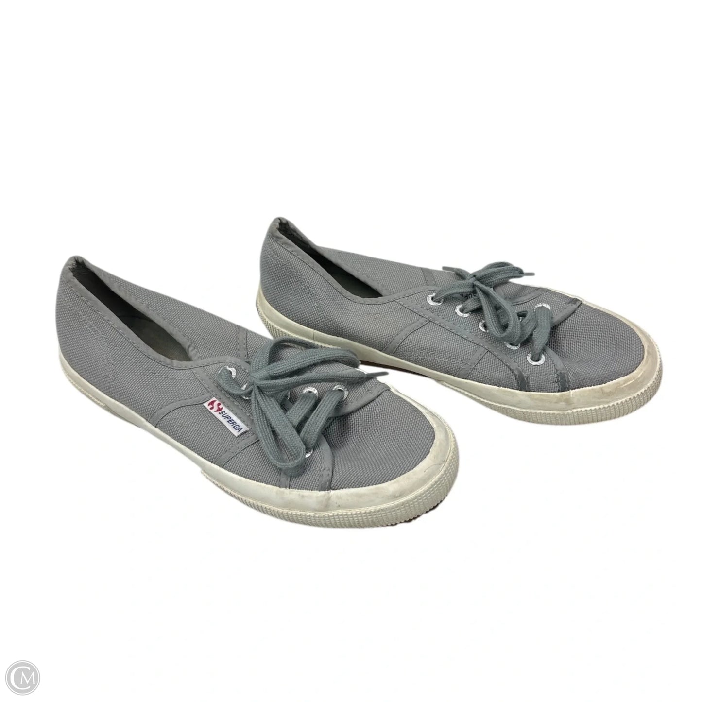 Shoes Sneakers By Superga In Grey, Size: 7