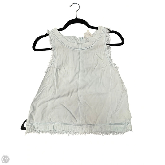 Top Sleeveless By Thread And Supply In Blue, Size: S