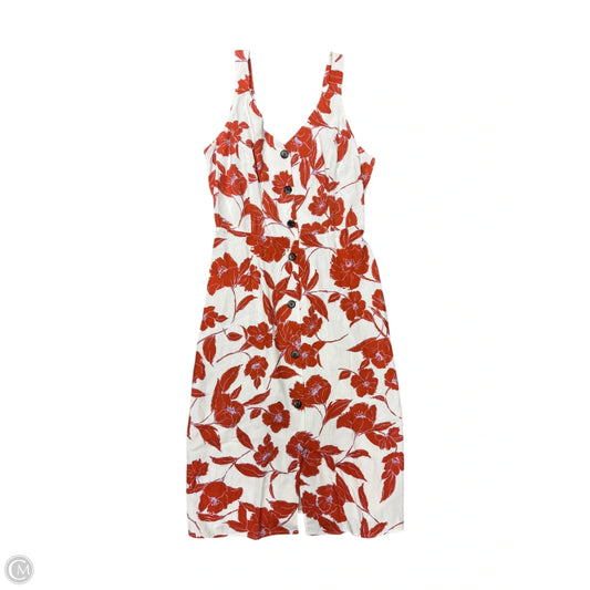 Dress Casual Maxi By Monteau In Orange, Size: M