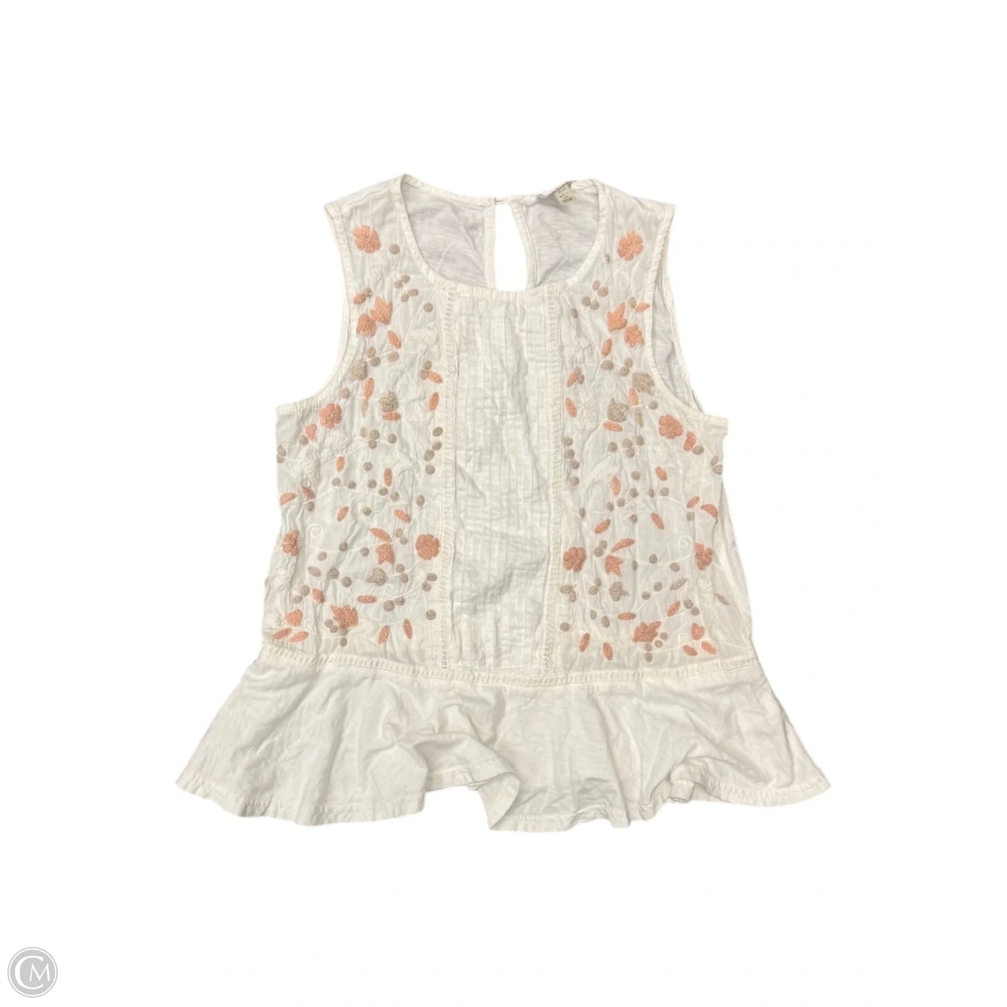 Tank Top By Cupio In White, Size: M