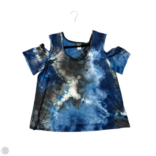 Top Short Sleeve By Clothes Mentor In Blue, Size: Xl