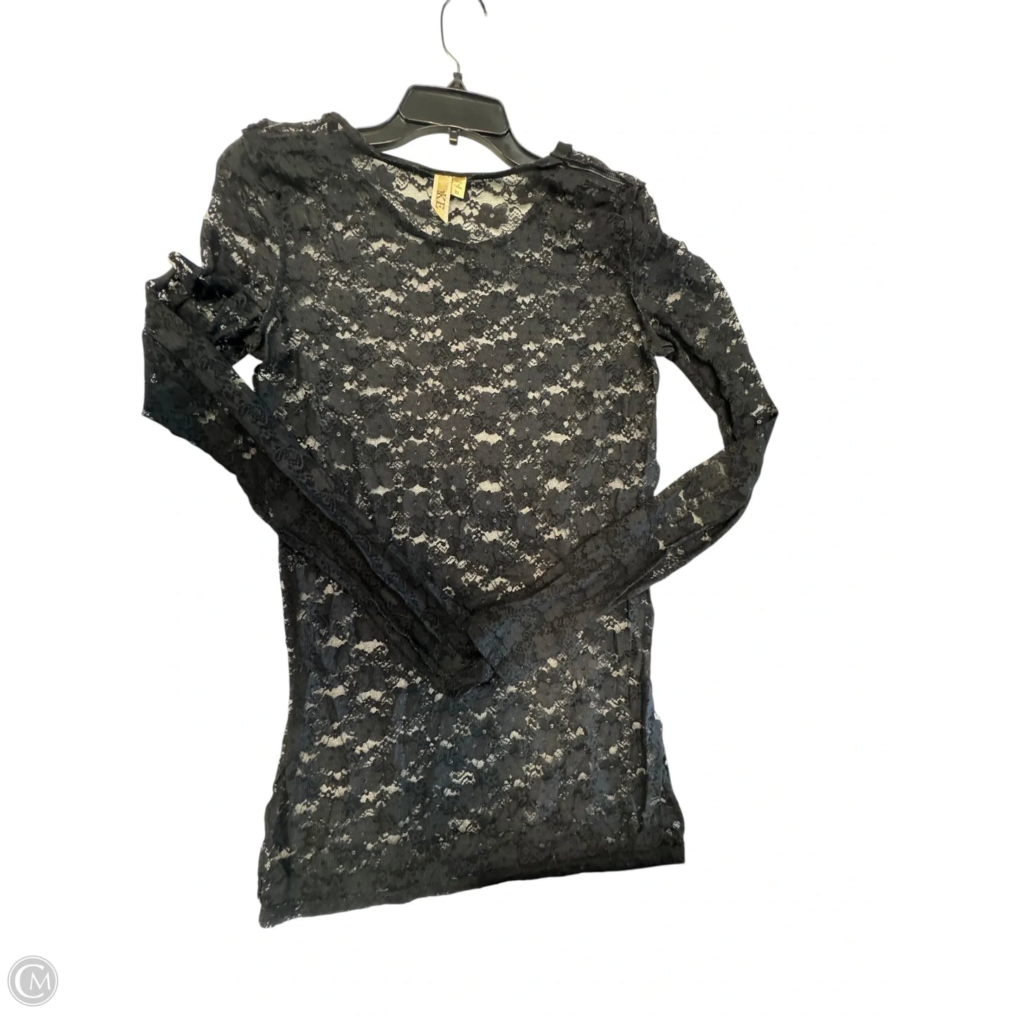 Top Long Sleeve By Bke In Black, Size: Xl