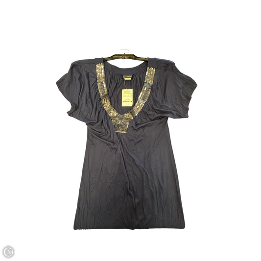 Top Short Sleeve By Daytrip In Navy, Size: M