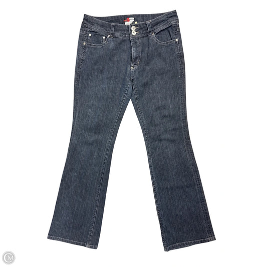 Jeans Straight By Live A Little In Blue Denim, Size: 10