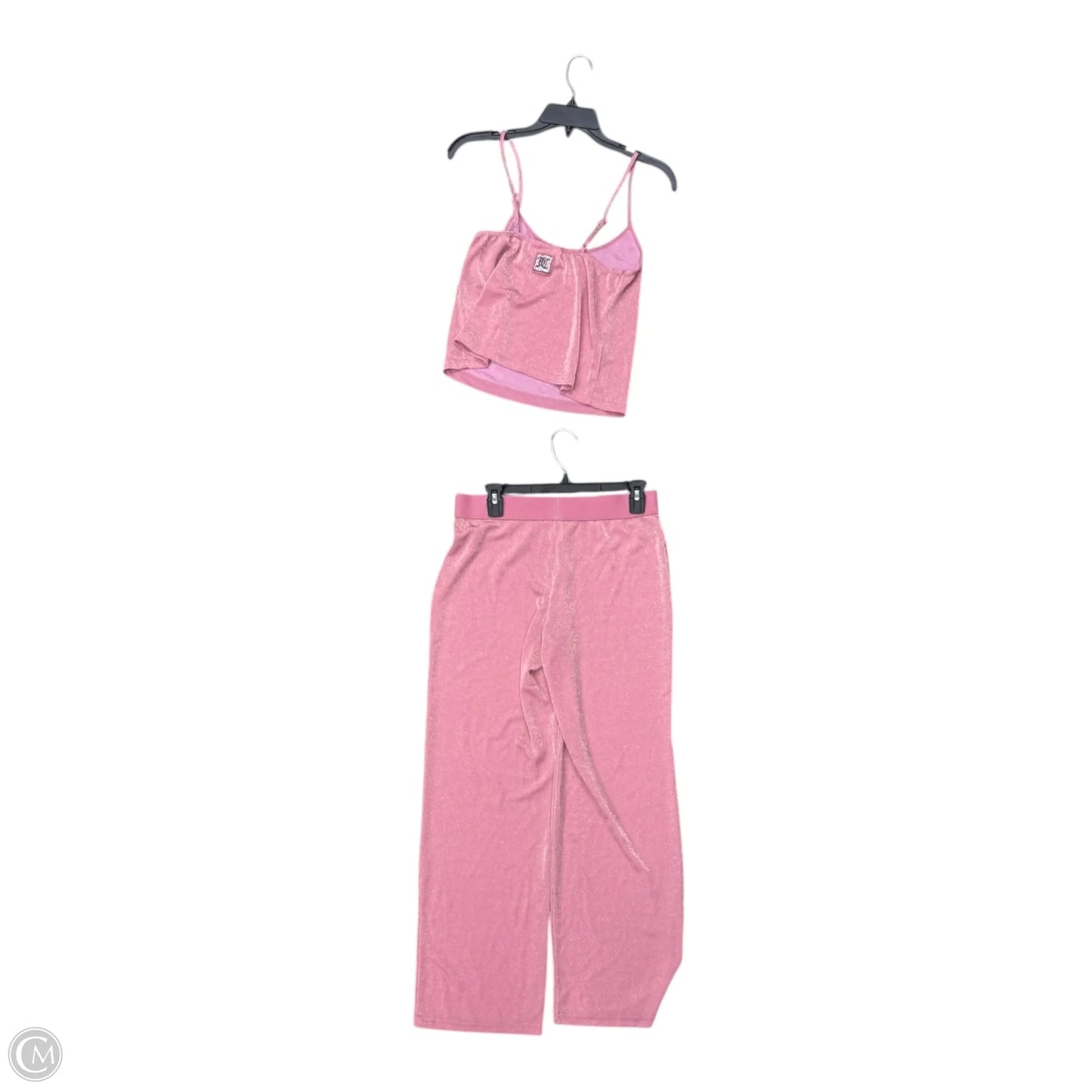 Pajamas 2pc By Juicy Couture In Pink, Size: S