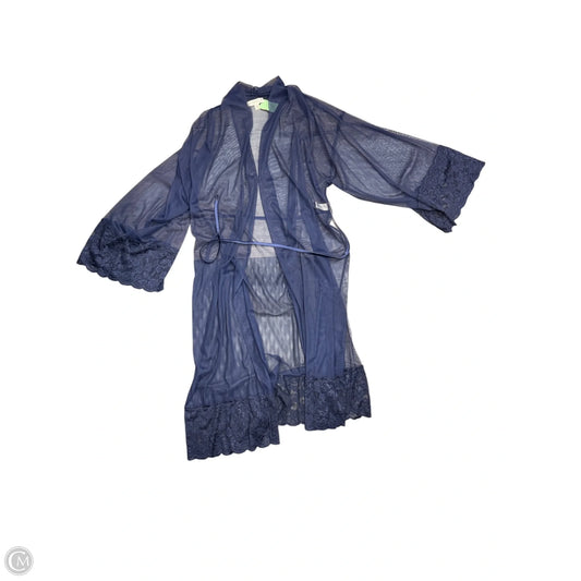 Shawl By Clothes Mentor In Navy, Size: Osfm