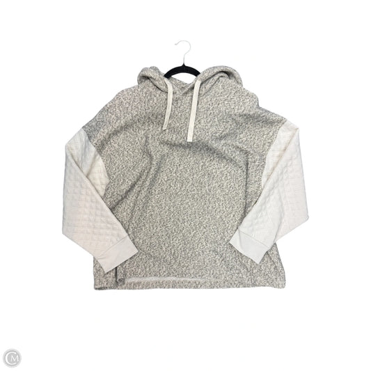 Sweatshirt Hoodie By Madewell In Grey, Size: Xl