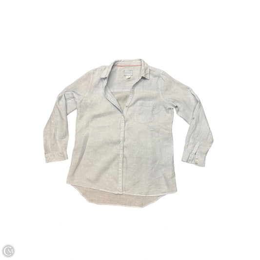 Top Long Sleeve By Sigrid Olsen In Blue, Size: L