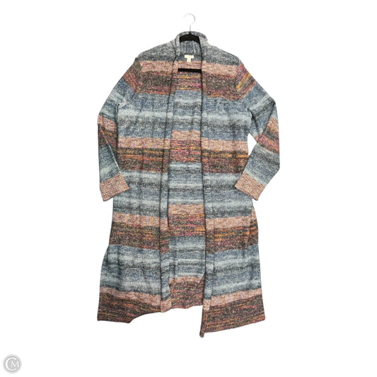 Cardigan By J. Jill In Multi-colored, Size: Xl