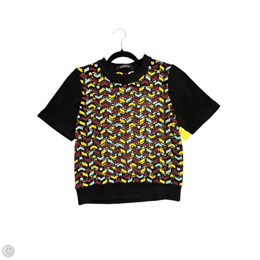Top Short Sleeve By Cmc In Multi-colored, Size: M
