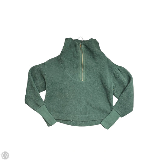 Sweatshirt Collar By Free People In Green, Size: Sp