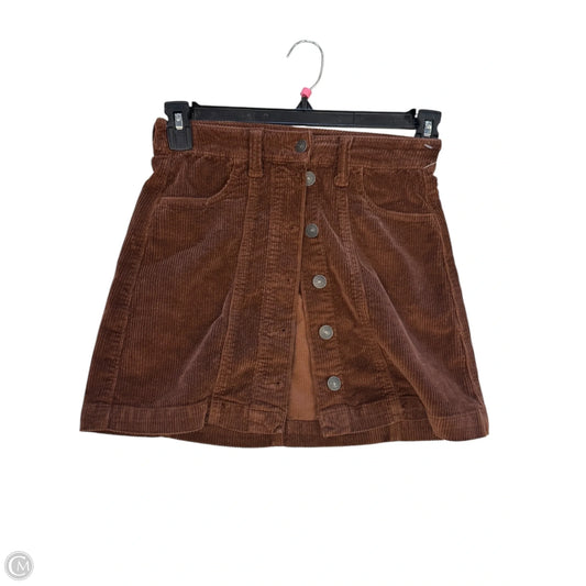 Skirt Mini & Short By American Eagle In Brown, Size: 0