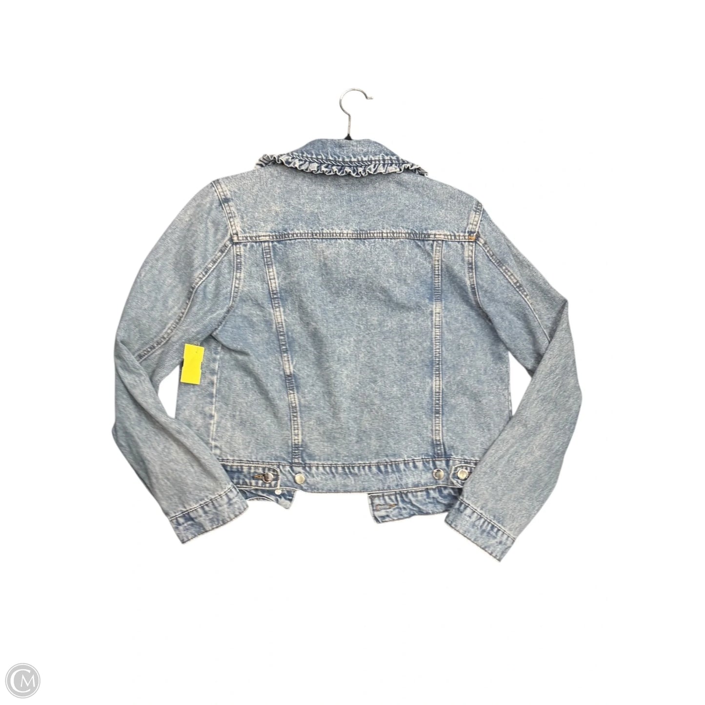 Jacket Denim By Clothes Mentor In Blue Denim, Size: M