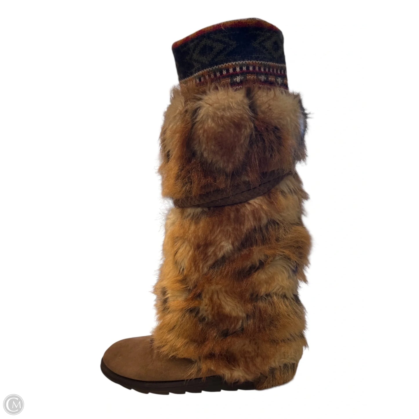 Boots Mid-calf Flats By Muk Luks In Brown, Size: 7