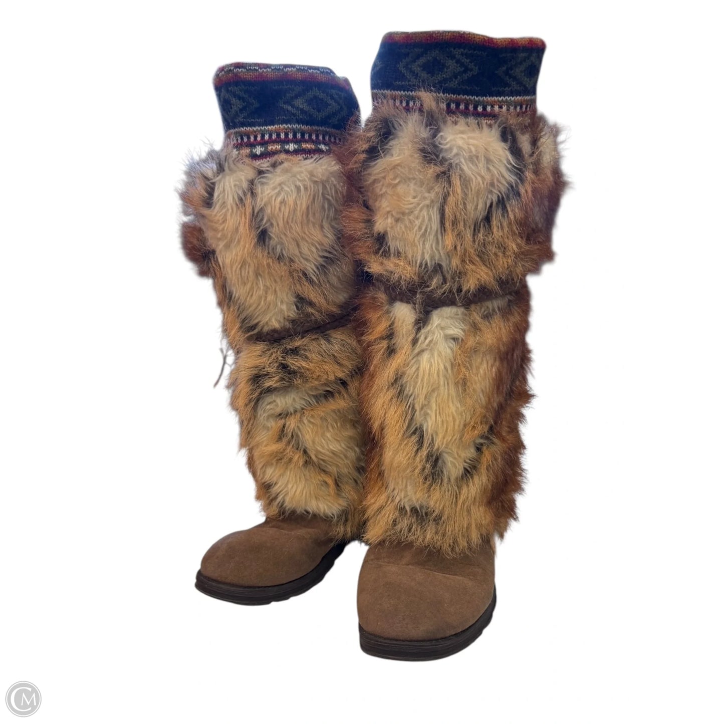 Boots Mid-calf Flats By Muk Luks In Brown, Size: 7