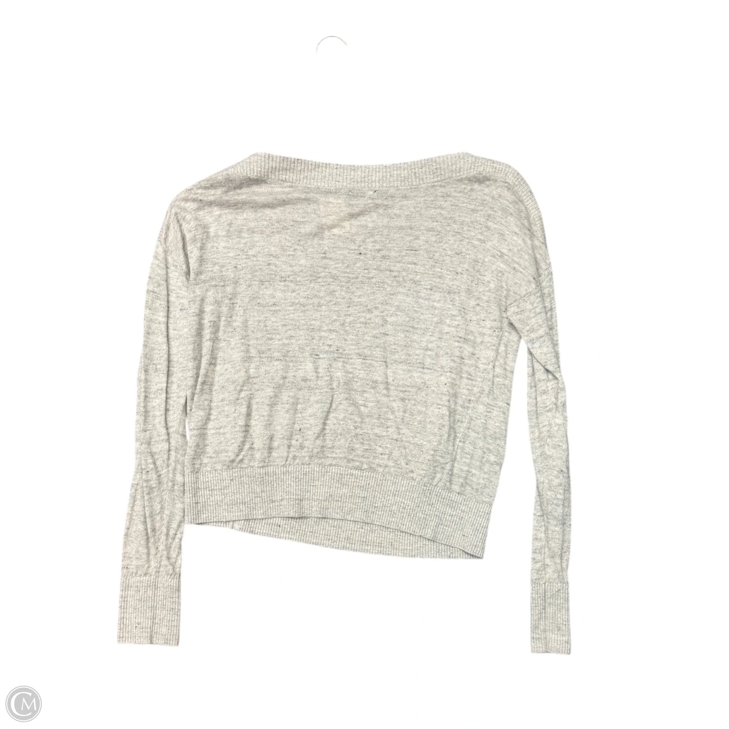Top Long Sleeve By Banana Republic In Grey, Size: L