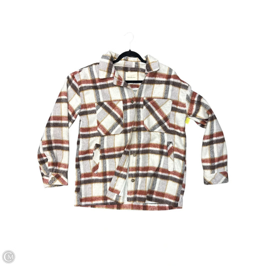 Jacket Shirt By Thread And Supply In Plaid Pattern, Size: Xl