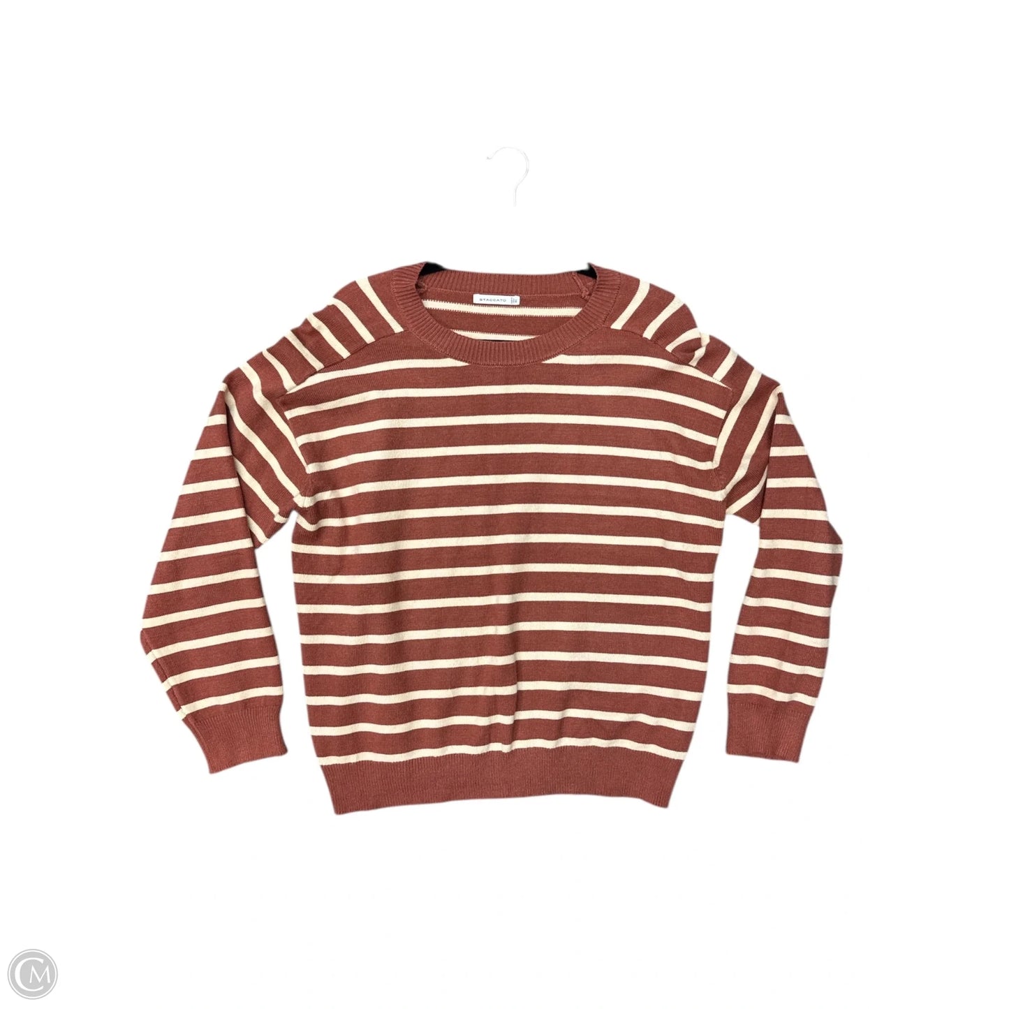 Top Long Sleeve By Staccato In Brown, Size: Xl