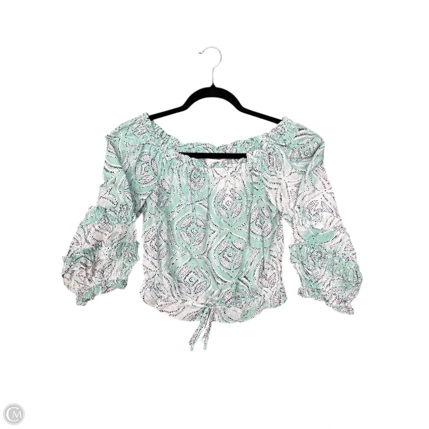 Top Long Sleeve By Lc Lauren Conrad In Green, Size: S