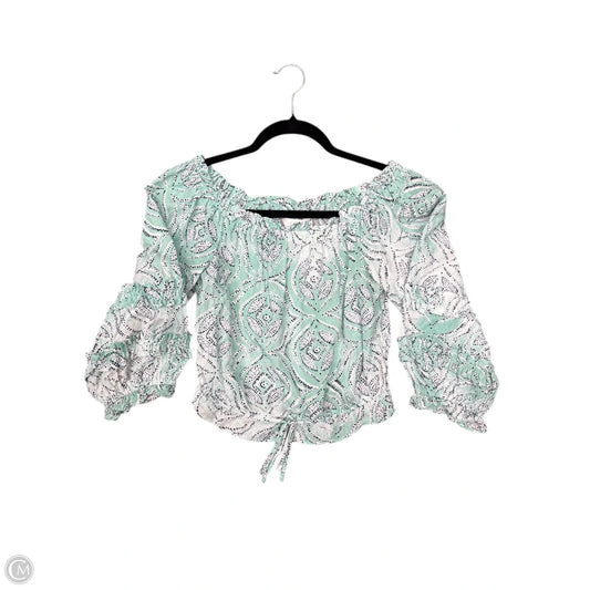 Top Long Sleeve By Lc Lauren Conrad In Green, Size: S