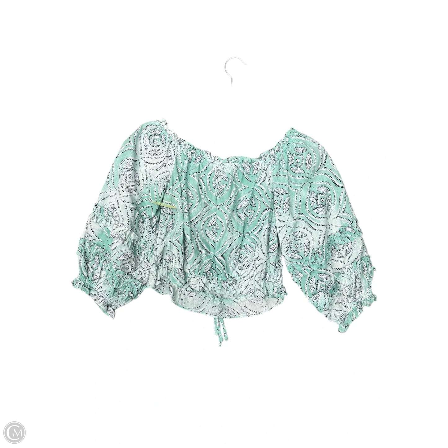 Top Long Sleeve By Lc Lauren Conrad In Green, Size: S