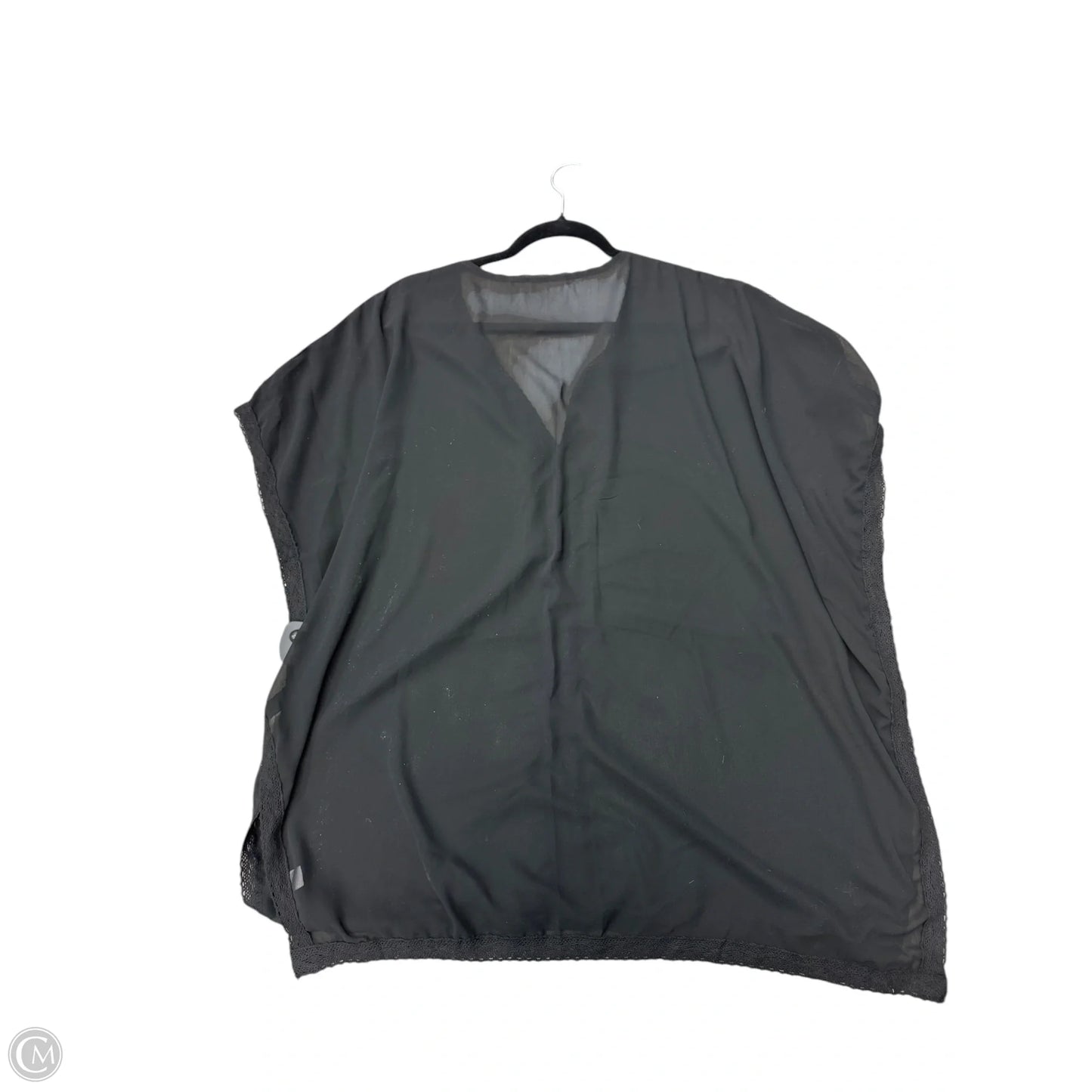 Swimwear Cover-up By Clothes Mentor In Black, Size: Osfm