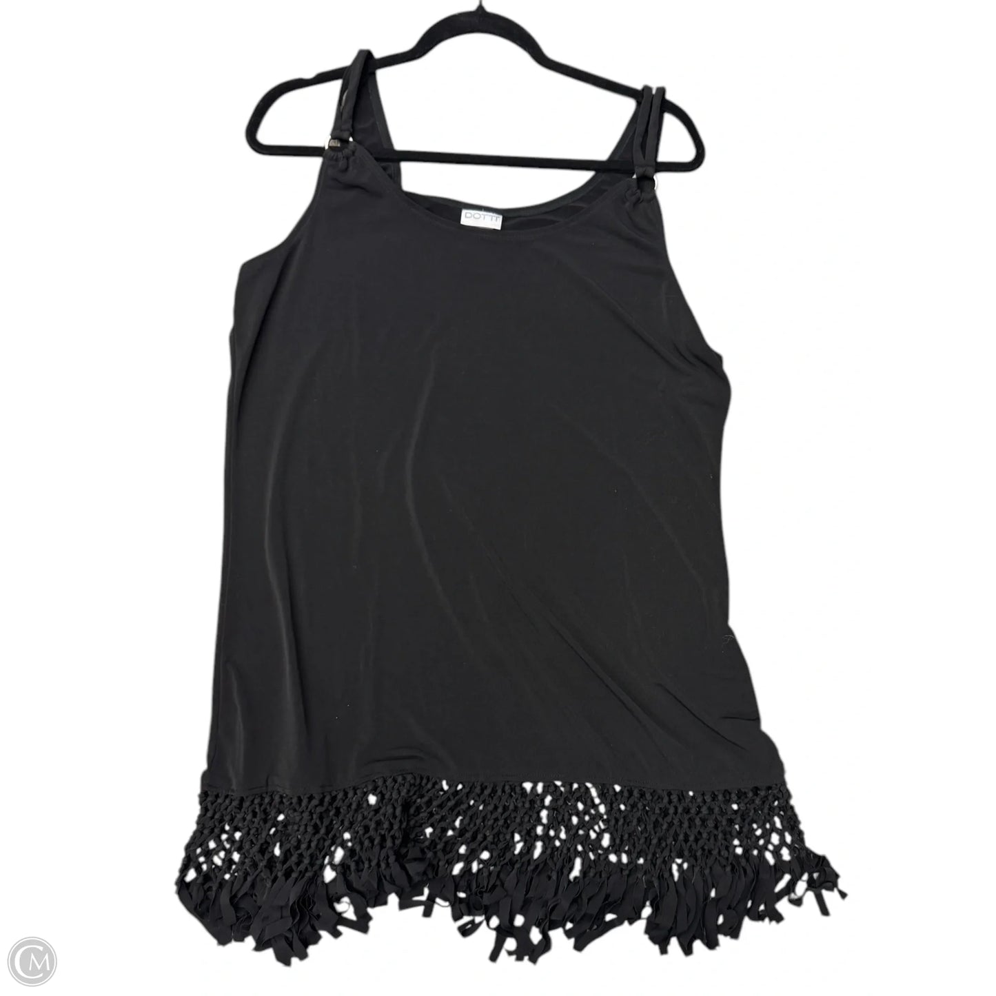 Swimwear Cover-up By Clothes Mentor In Black, Size: Osfm