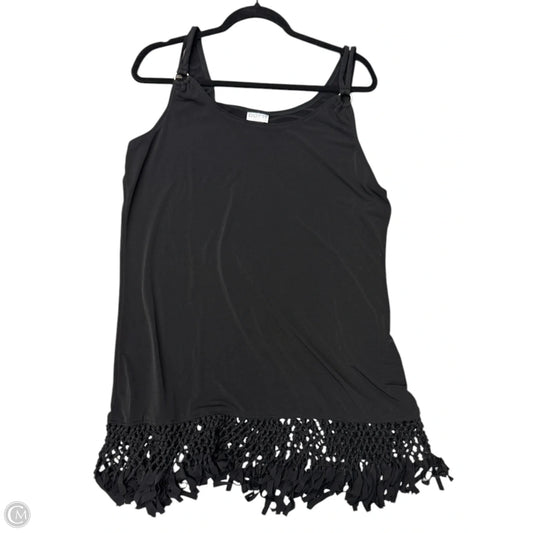 Swimwear Cover-up By Clothes Mentor In Black, Size: Osfm