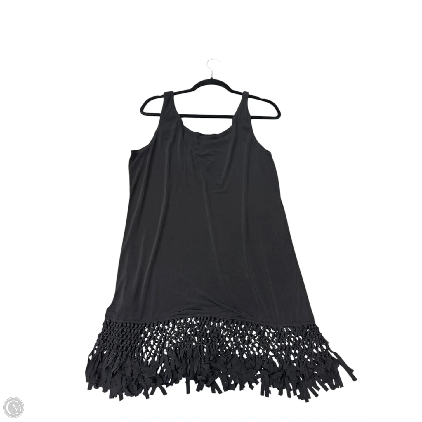 Swimwear Cover-up By Clothes Mentor In Black, Size: Osfm