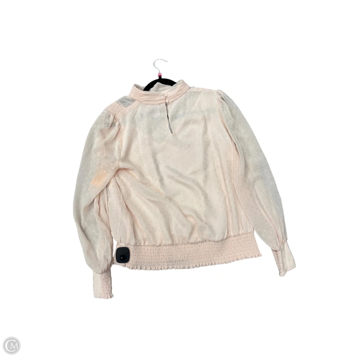 Blouse Long Sleeve By White House Black Market In Pink, Size: 12