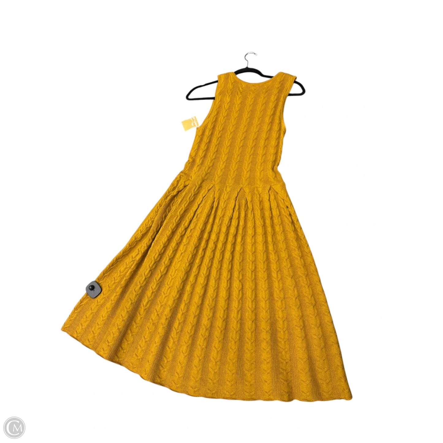 Dress Casual Midi By Far Away In Yellow, Size: 6
