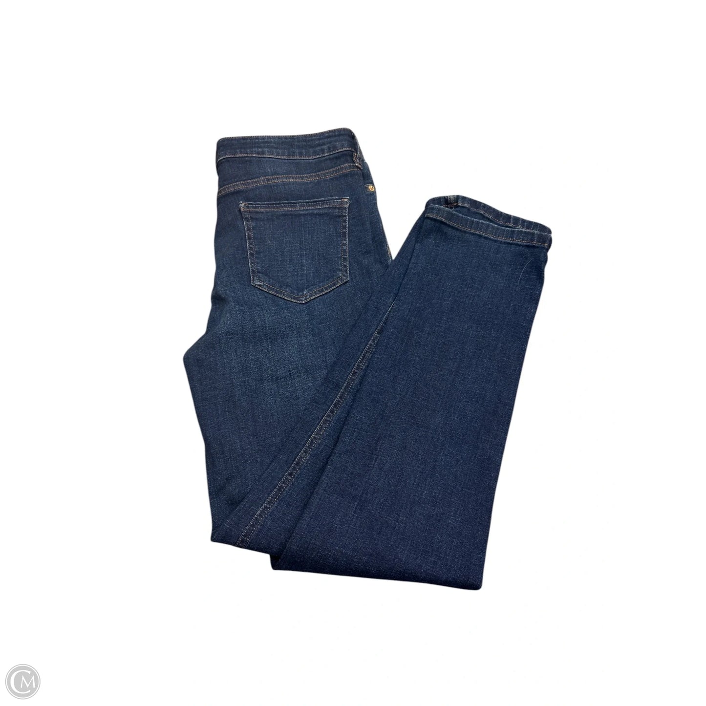 Jeans Straight By F&f In Blue Denim, Size: 10