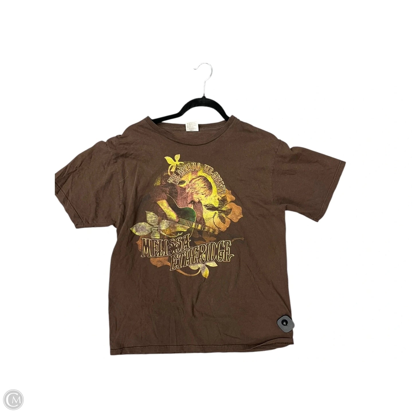 Top Short Sleeve By Clothes Mentor In Brown, Size: L