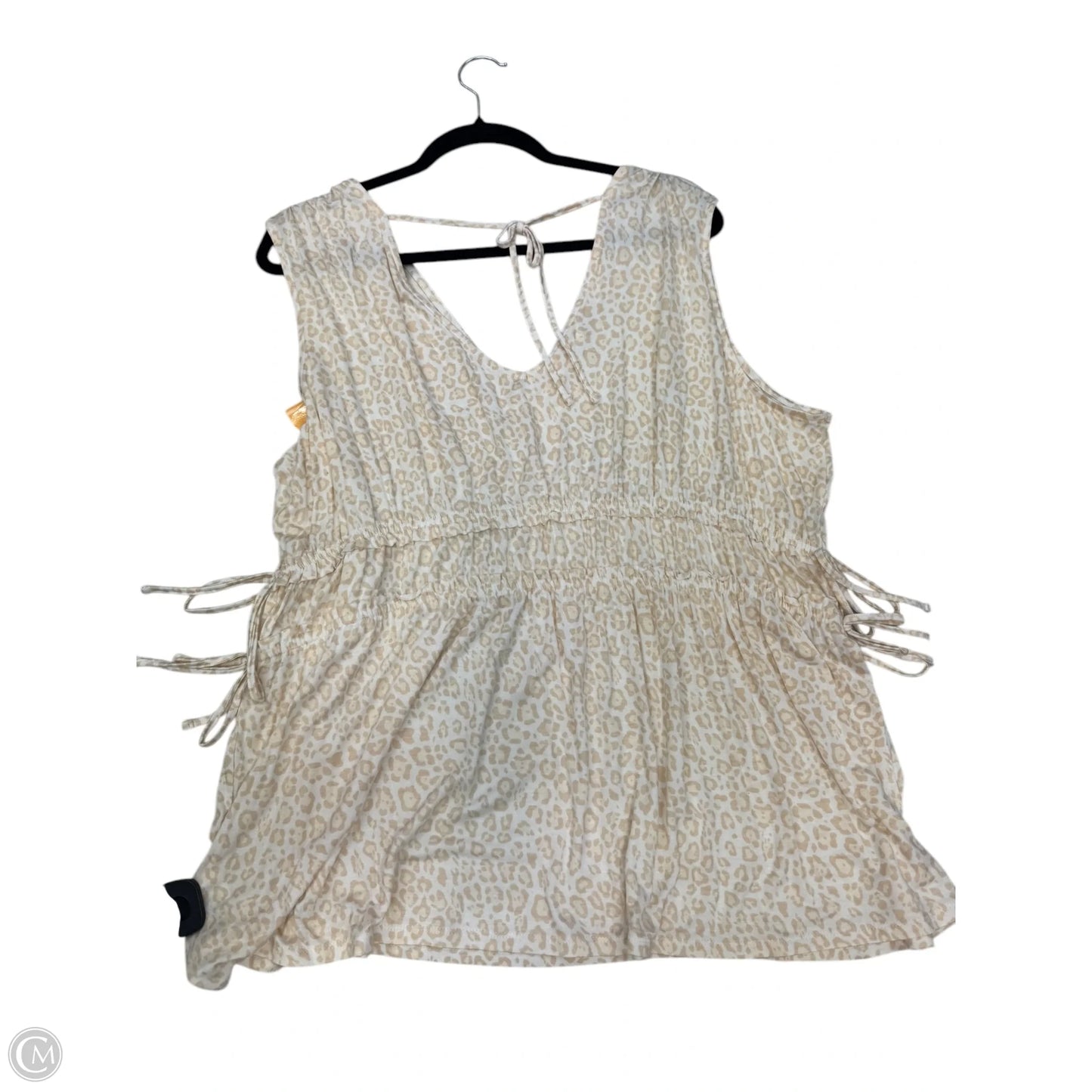 Blouse Sleeveless By Maurices In Yellow, Size: 2x