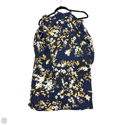 Dress Casual Midi By Ali And Jay In Blue & Yellow, Size: 2