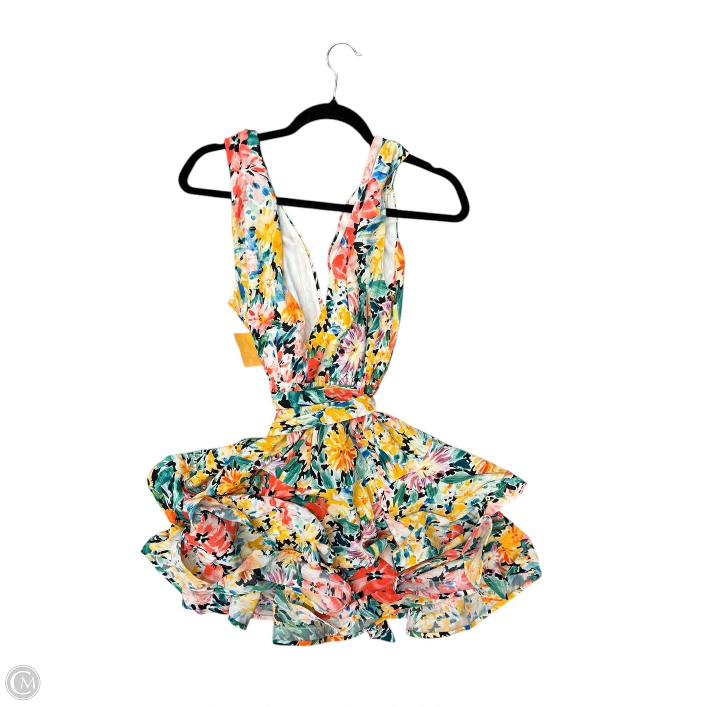 Dress Casual Short By Clothes Mentor In Floral Print, Size: 10