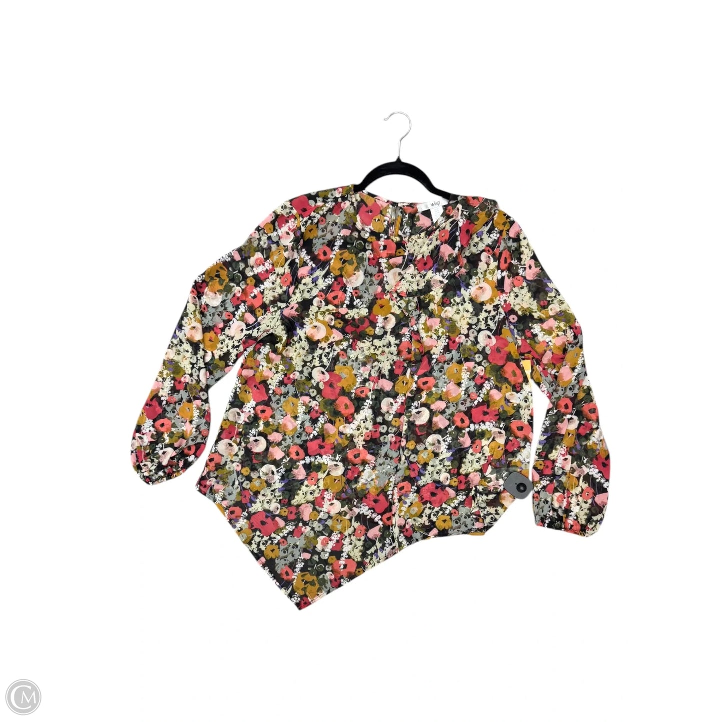 Top Long Sleeve By Clothes Mentor In Floral Print, Size: M