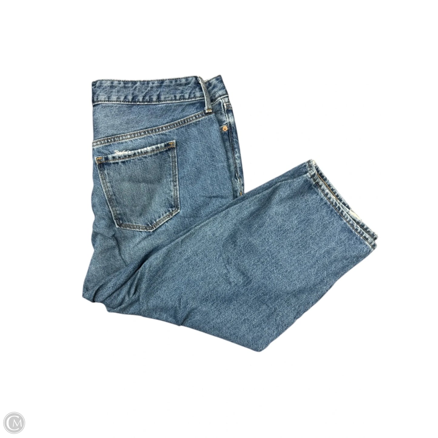 Jeans Straight By Old Navy In Blue Denim, Size: 16