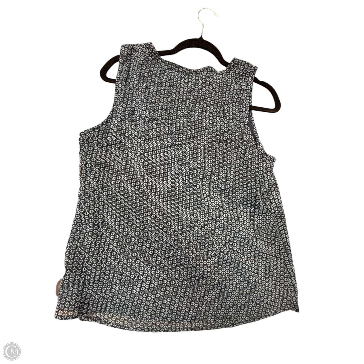 Top Sleeveless By Christopher And Banks In Blue, Size: M